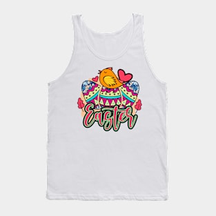 Easter Egg Chick -  Happy Easter Day Tank Top